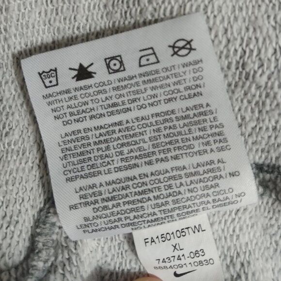 Vintage Nike Clemson Tigers Logo Hoodie Sweatshirt - Picture 8 of 8